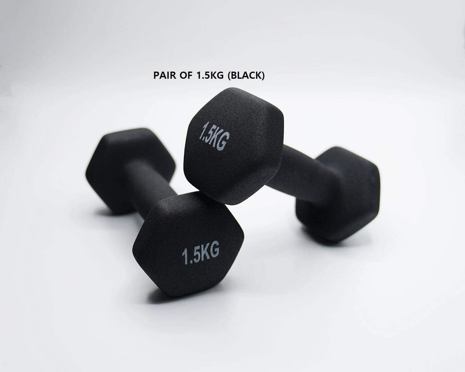 Neoprene Dumbbell Pair – Non-Slip Grip, Cast Iron Core – Gym Fitness Weights