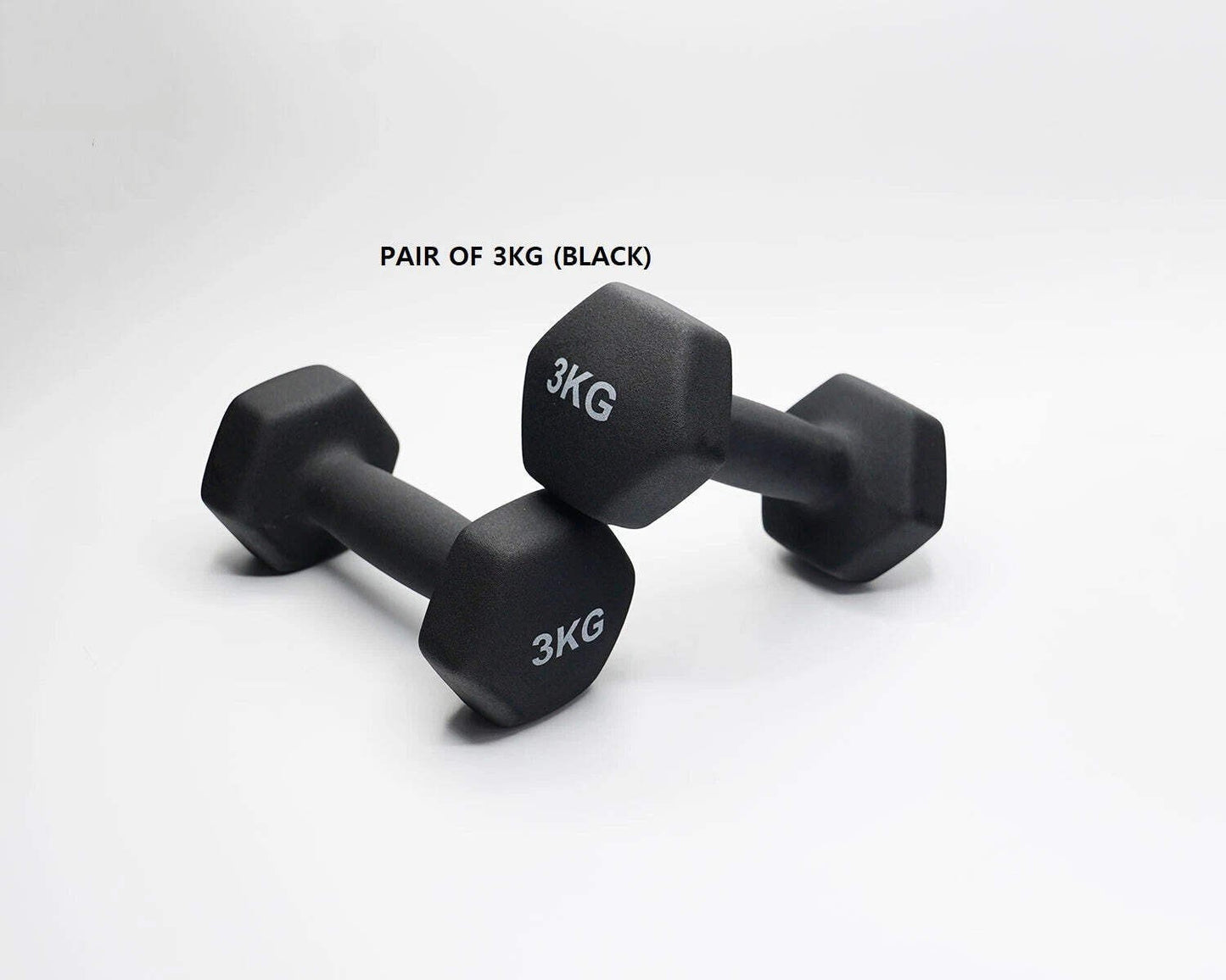 Neoprene Dumbbell Pair – Non-Slip Grip, Cast Iron Core – Gym Fitness Weights