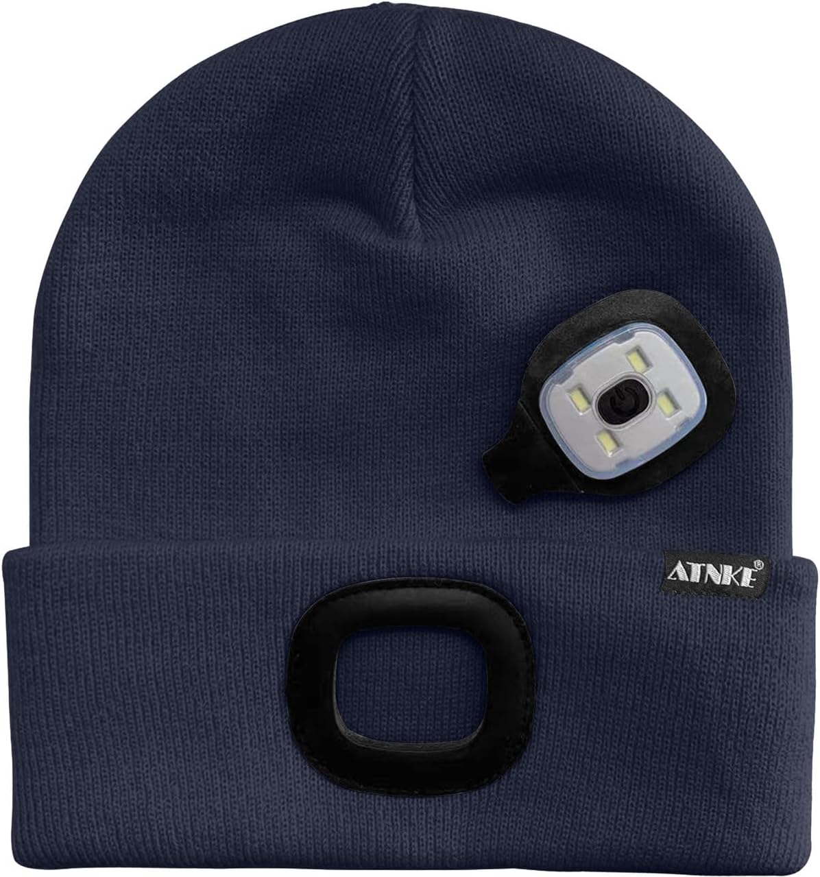 🔦 LED Lighted Beanie Cap – USB Rechargeable, Ultra-Bright 4-LED Headlamp Hat | Warm Winter Hat for Men & Women