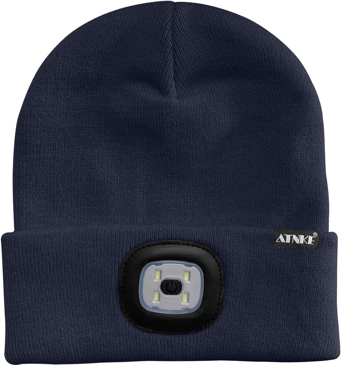 🔦 LED Lighted Beanie Cap – USB Rechargeable, Ultra-Bright 4-LED Headlamp Hat | Warm Winter Hat for Men & Women