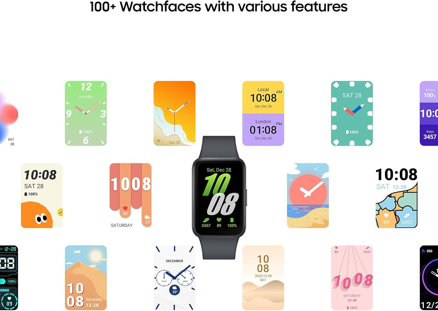 ⭐ Samsung Galaxy Fit3 – Smart Fitness Tracker with AMOLED Display, Health Monitoring, 13-Day Battery + 3-Year Extended Warranty (UK Version)