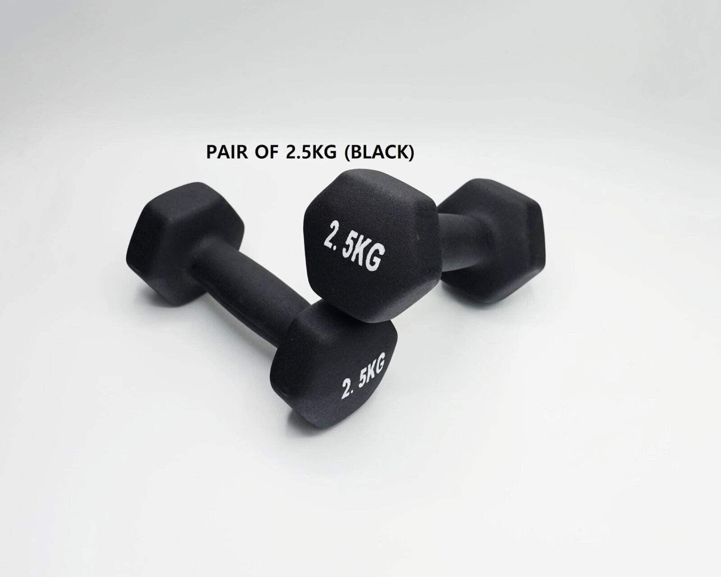 Neoprene Dumbbell Pair – Non-Slip Grip, Cast Iron Core – Gym Fitness Weights