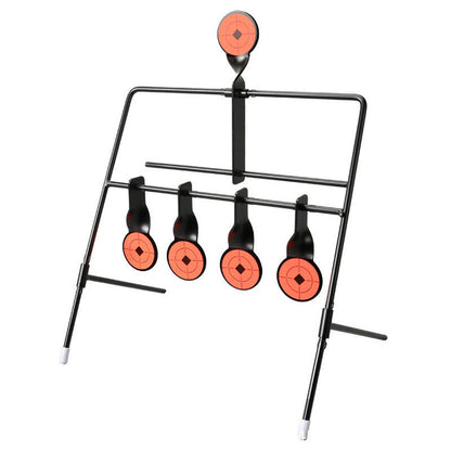 🎯 5× Self-Resetting Spinning Air-Gun Target Set — Metal Swing Targets for .22 & Air Rifles